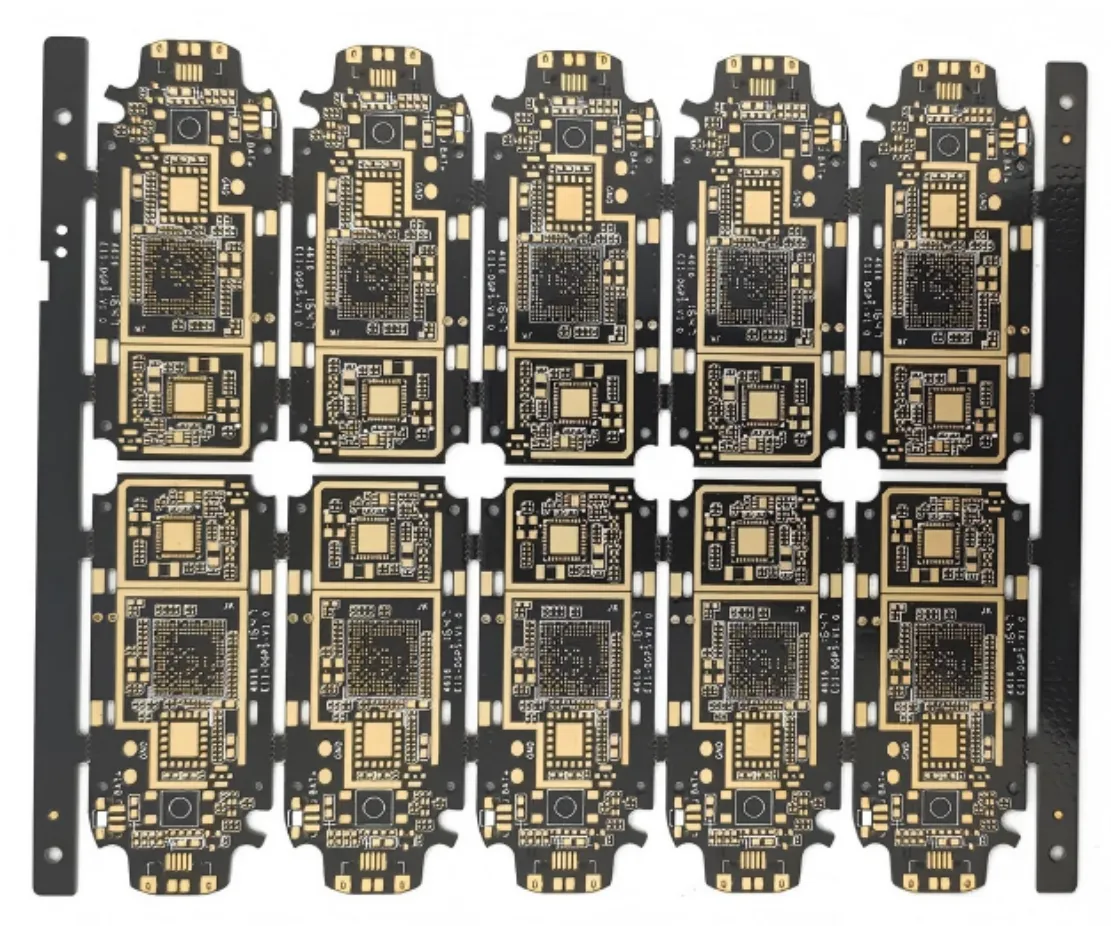 Panels of black high-speed server boards